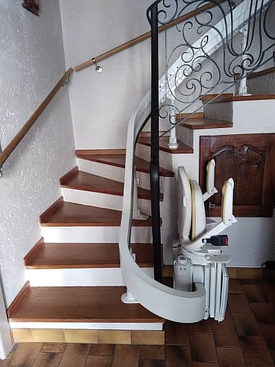 Installation d'un monte escalier à Raon l'Etape dans les Vosges