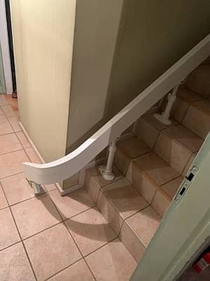 Installation de monte-escalier sur mesure